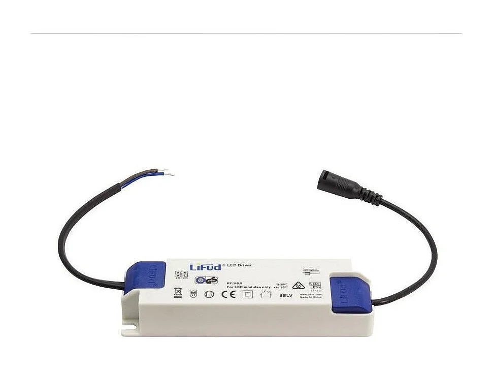 Downlight LED 20W Rond  AERO CCT Sélectionnable 130 lm/W Microprismatique  Coupe Ø 155 mm Noir Sélectionnable (chaud-neutre-froid)