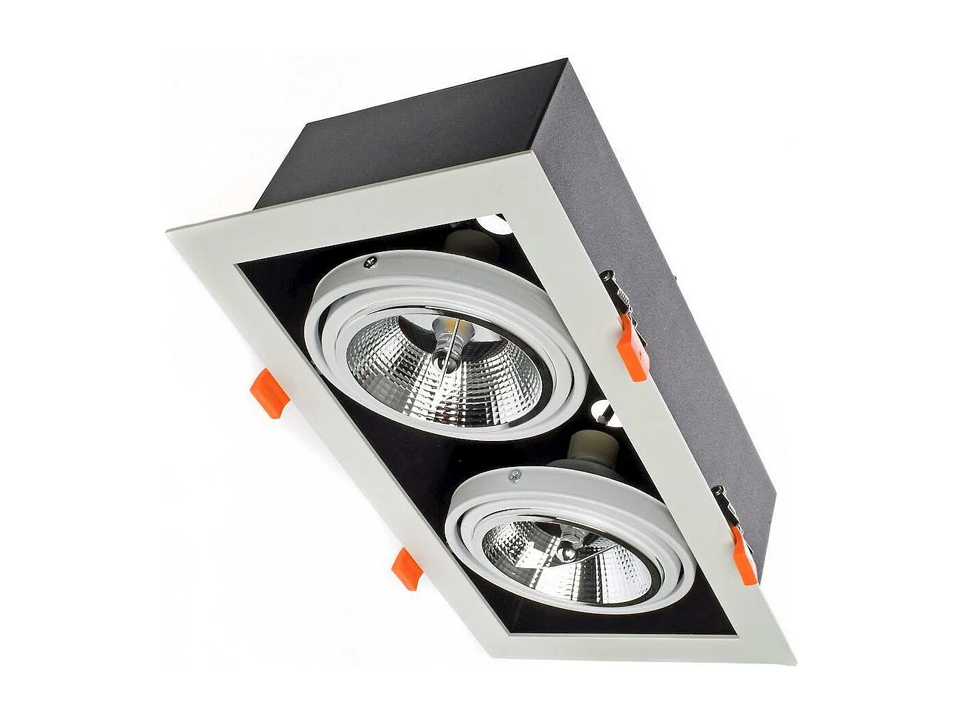 Spot Downlight LED 24W Kardan AR111 Coupe 325x165 mm 3000K Blanc chaud