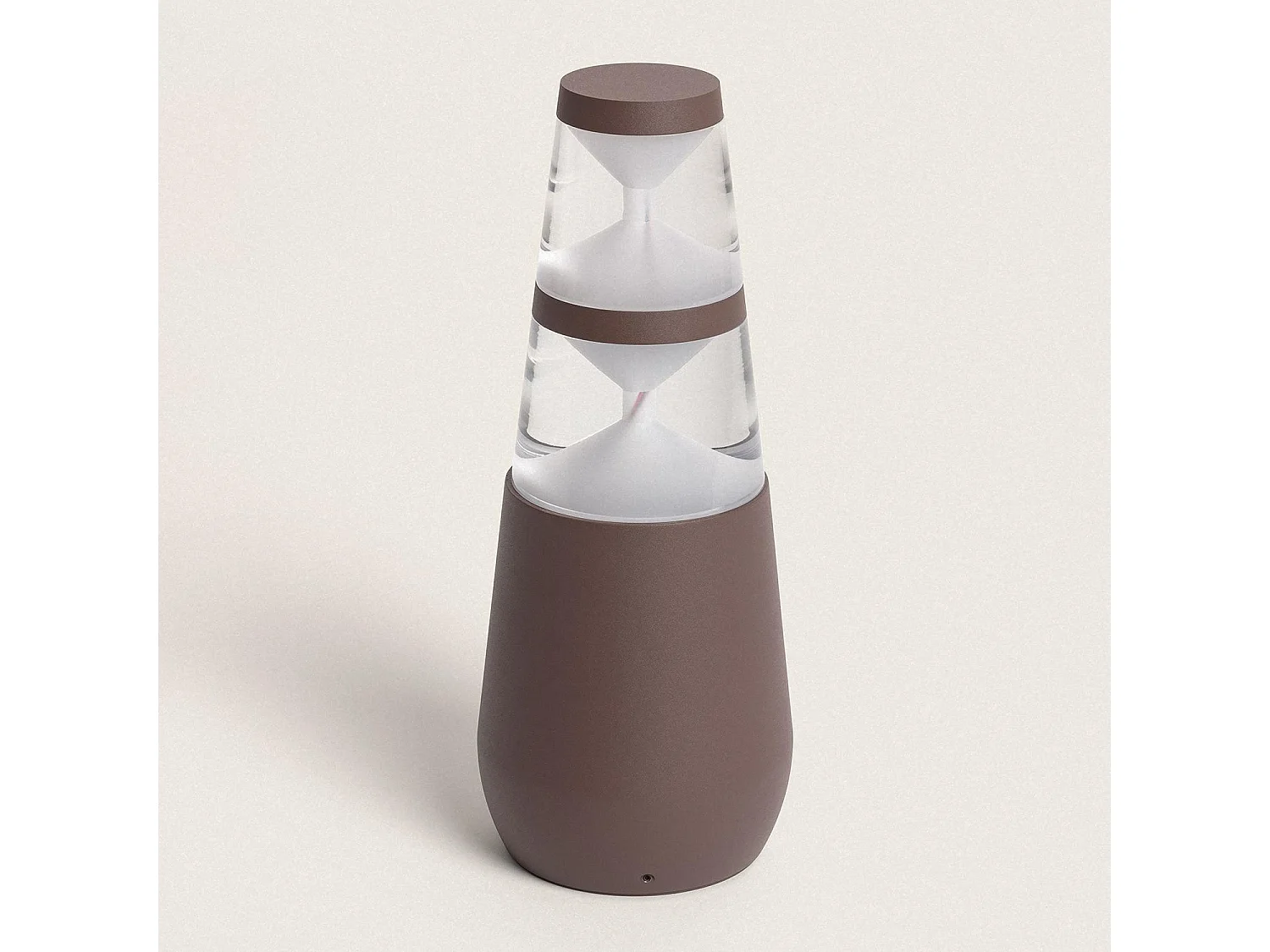 Balise Extérieure LED 8W sur Pied 38 cm en Saillie Danko Rouille