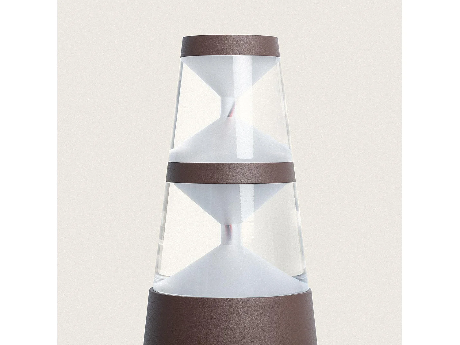 Balise Extérieure LED 8W sur Pied 38 cm en Saillie Danko Rouille