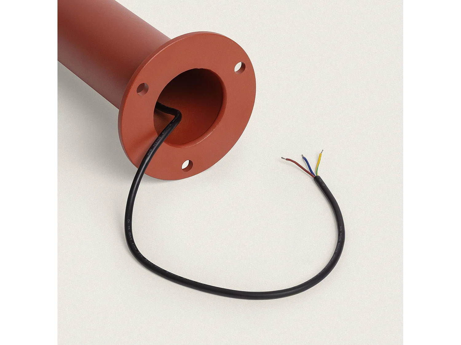 Baliza Exterior LED 12W Superficie Pie 80 cm Britget Terracota