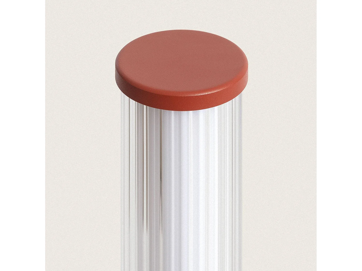 Balise LED Extérieure 12W en Saillie sur Pied 80 cm Britget Terre cuite