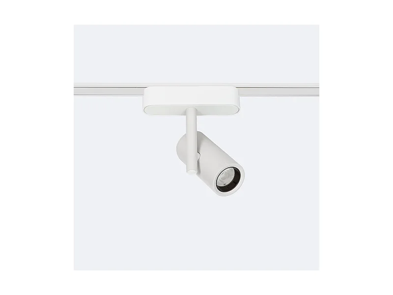 Spot LED sur Rail Magnétique 25mm Extra-Plat 8W Quartz 48V Blanc 2700K Blanc chaud