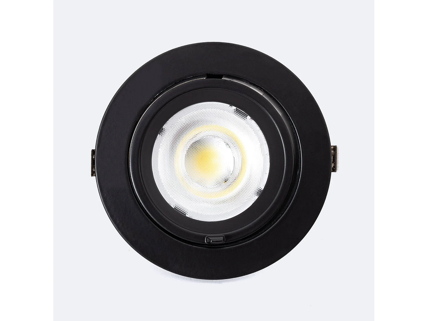 Downlight LED 24W Rond Orientable  120lm/W LIFUD Coupe Ø 170 mm Noir Blanc Neutre No Flicker 4000K