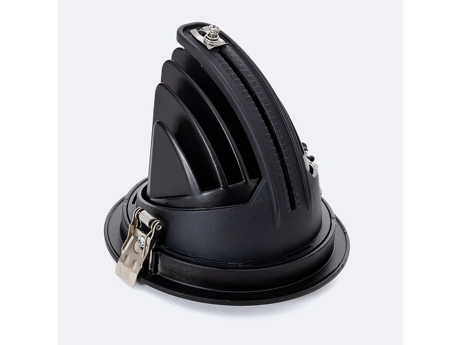 Downlight LED 24W Rond Orientable  120lm/W LIFUD Coupe Ø 170 mm Noir Blanc Neutre No Flicker 4000K