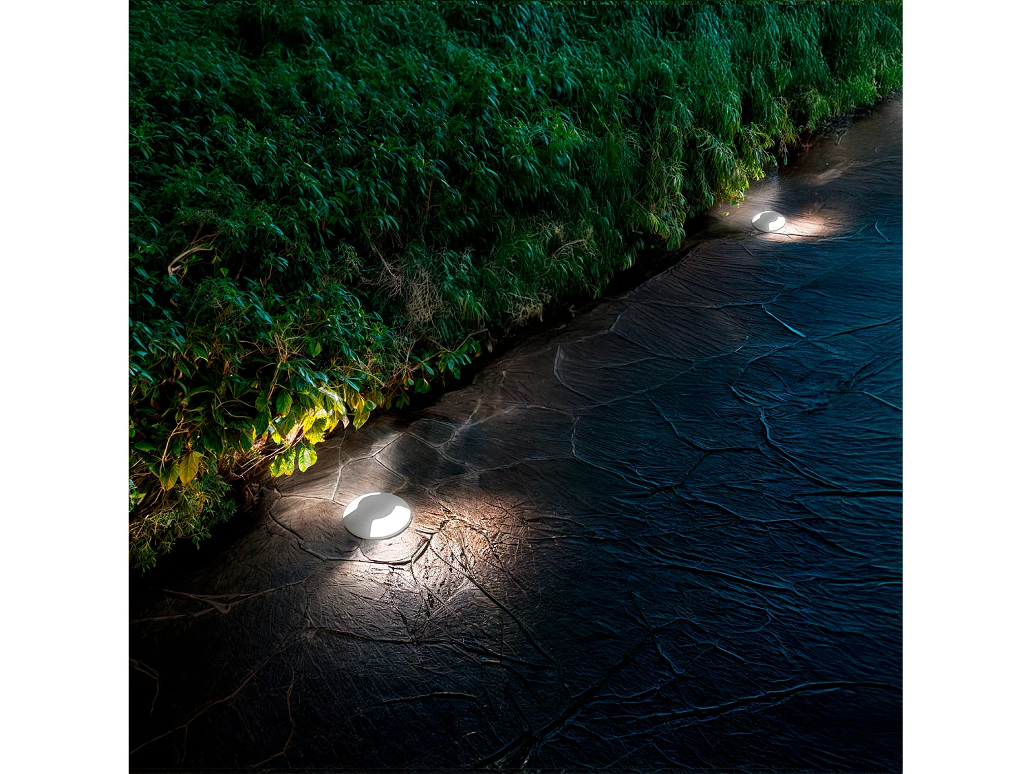 Segnapasso LED per Esterno 3W da Incasso a Terra Letso 2L Bianco 2700K Bianco Caldo