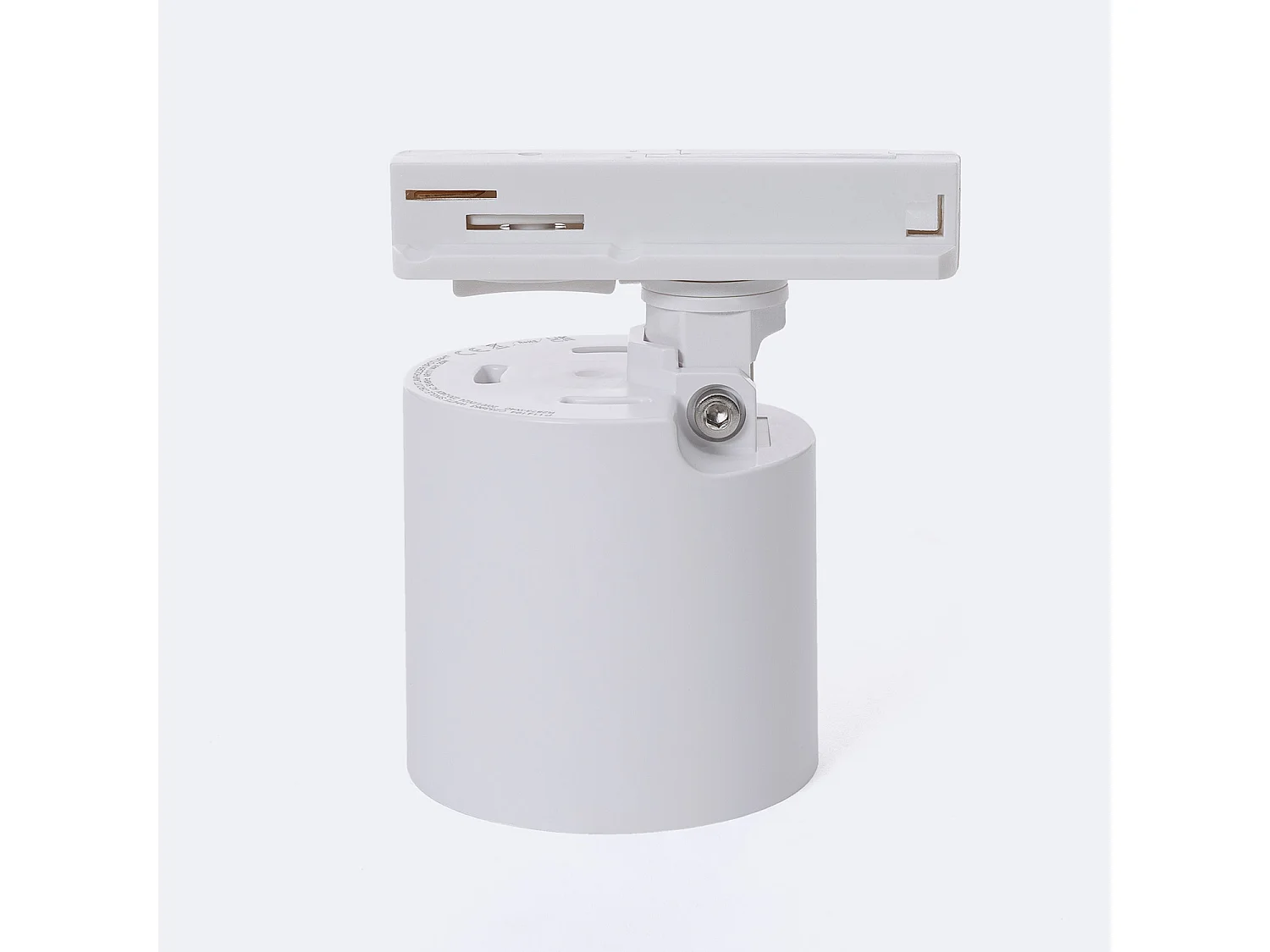 Spot à Douille sur Rail Monophasé Davos pour Ampoule LED GU10 AR111 Blanc