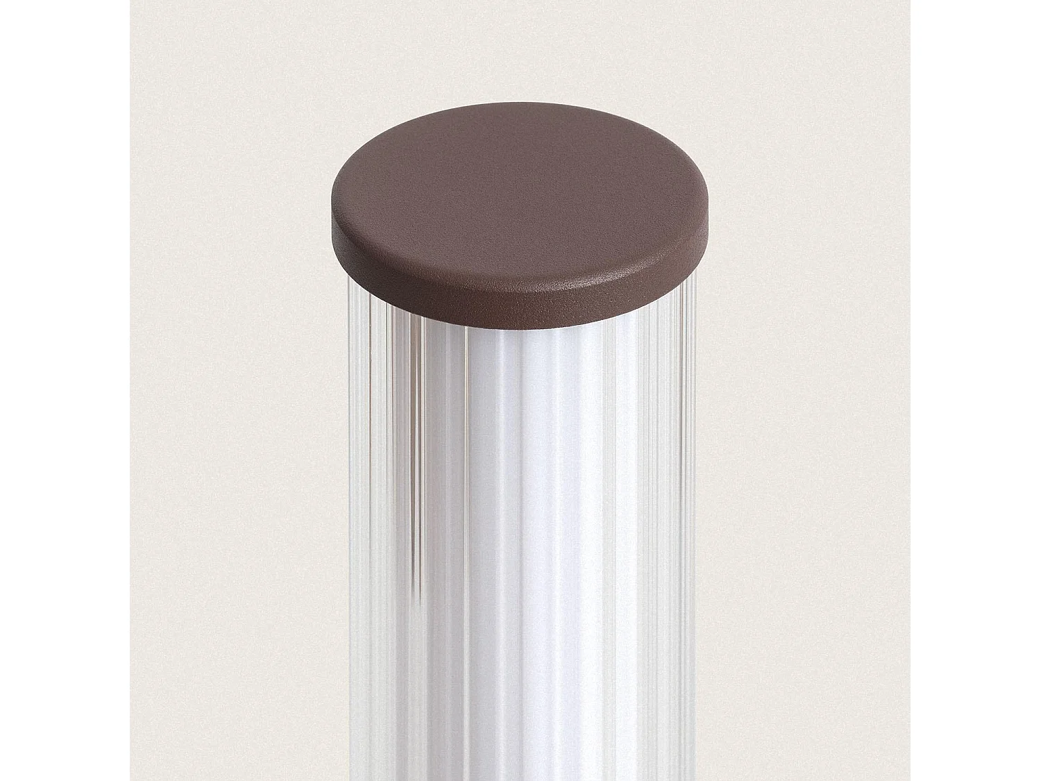 Baliza Exterior LED 12W Superficie Pie 80 cm Britget Óxido