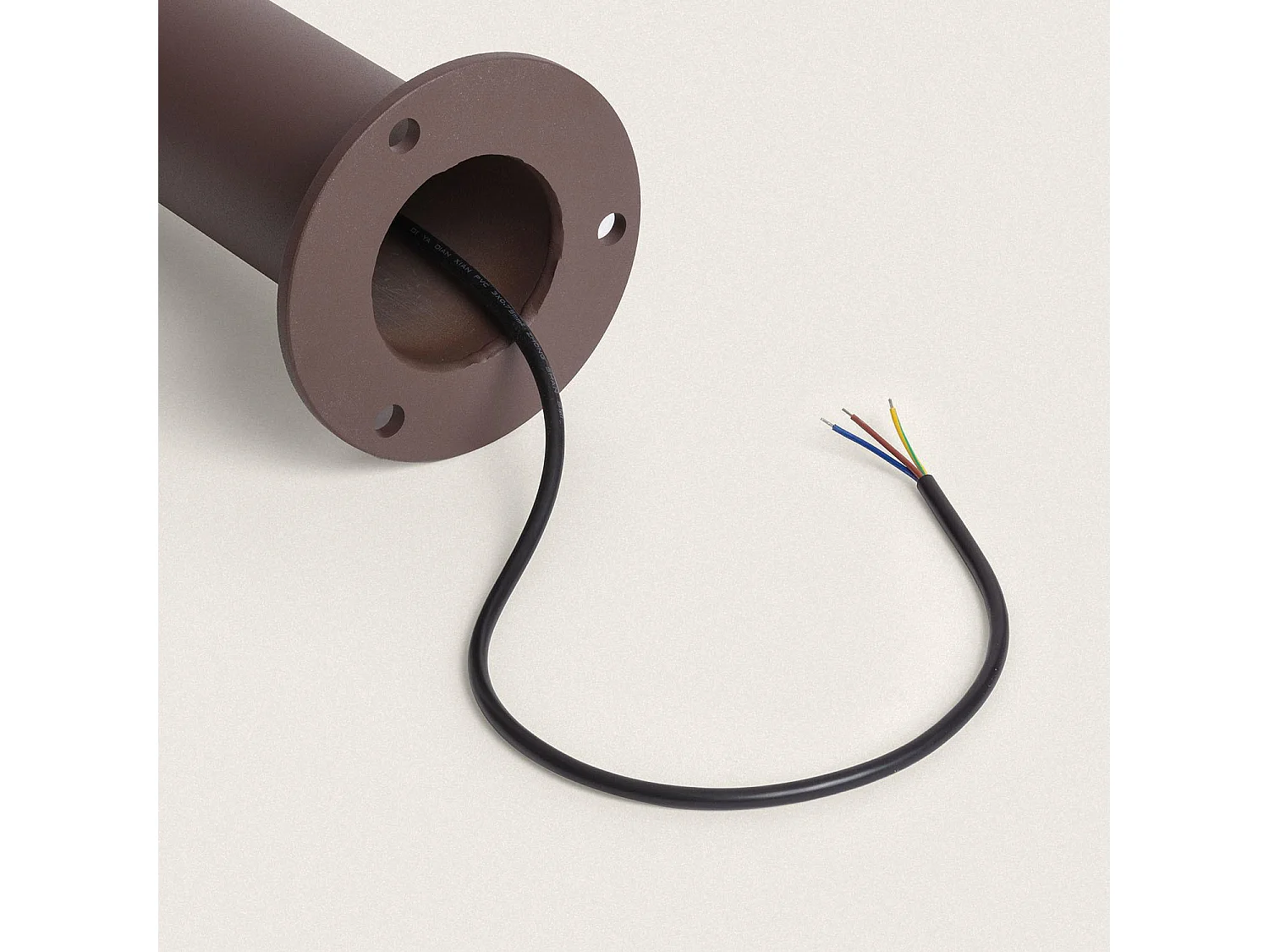 Baliza Exterior LED 12W Superficie Pie 80 cm Britget Óxido