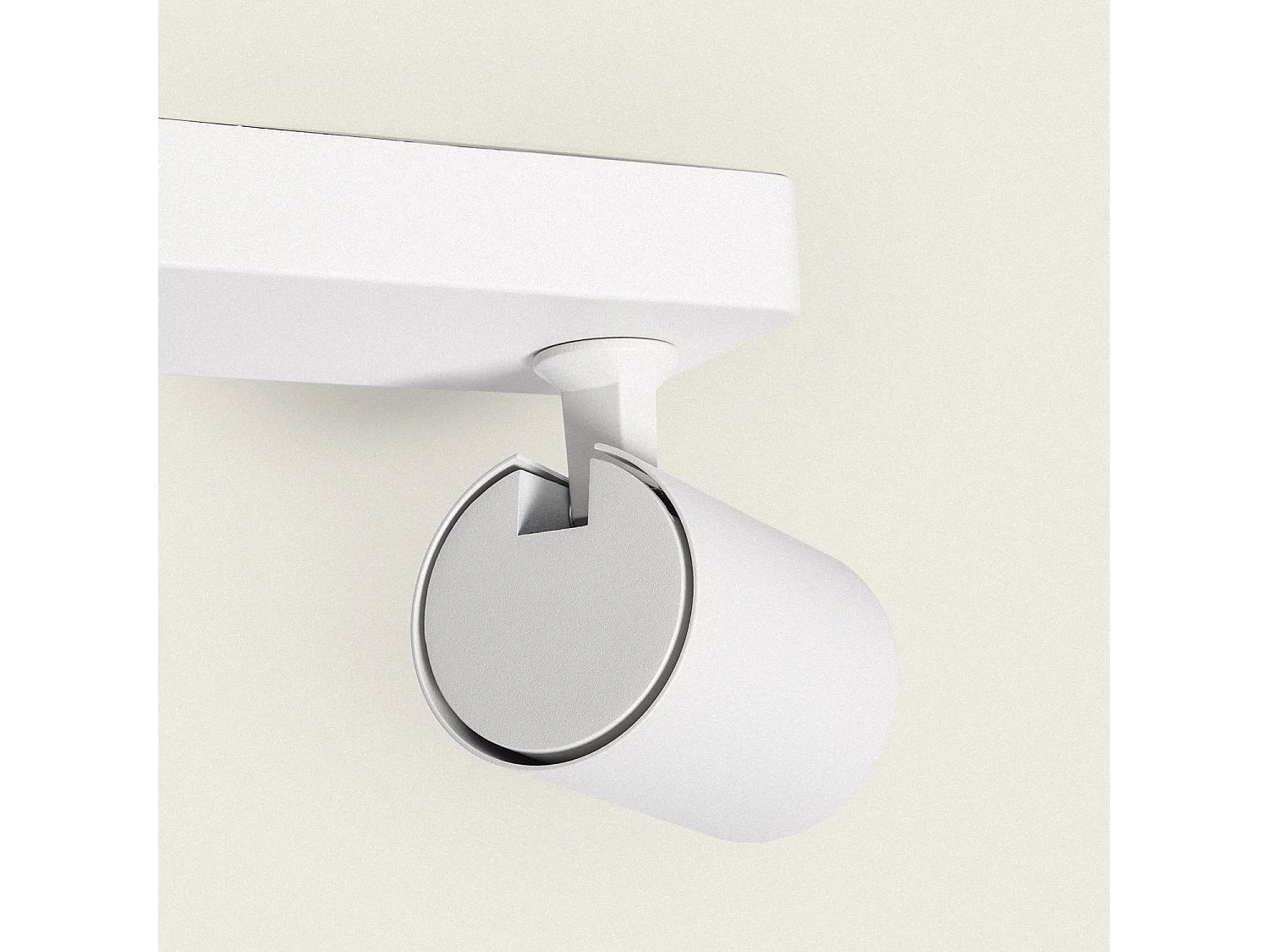 Lámpara de Techo Orientable Cora 2 Focos Blanco Blanco