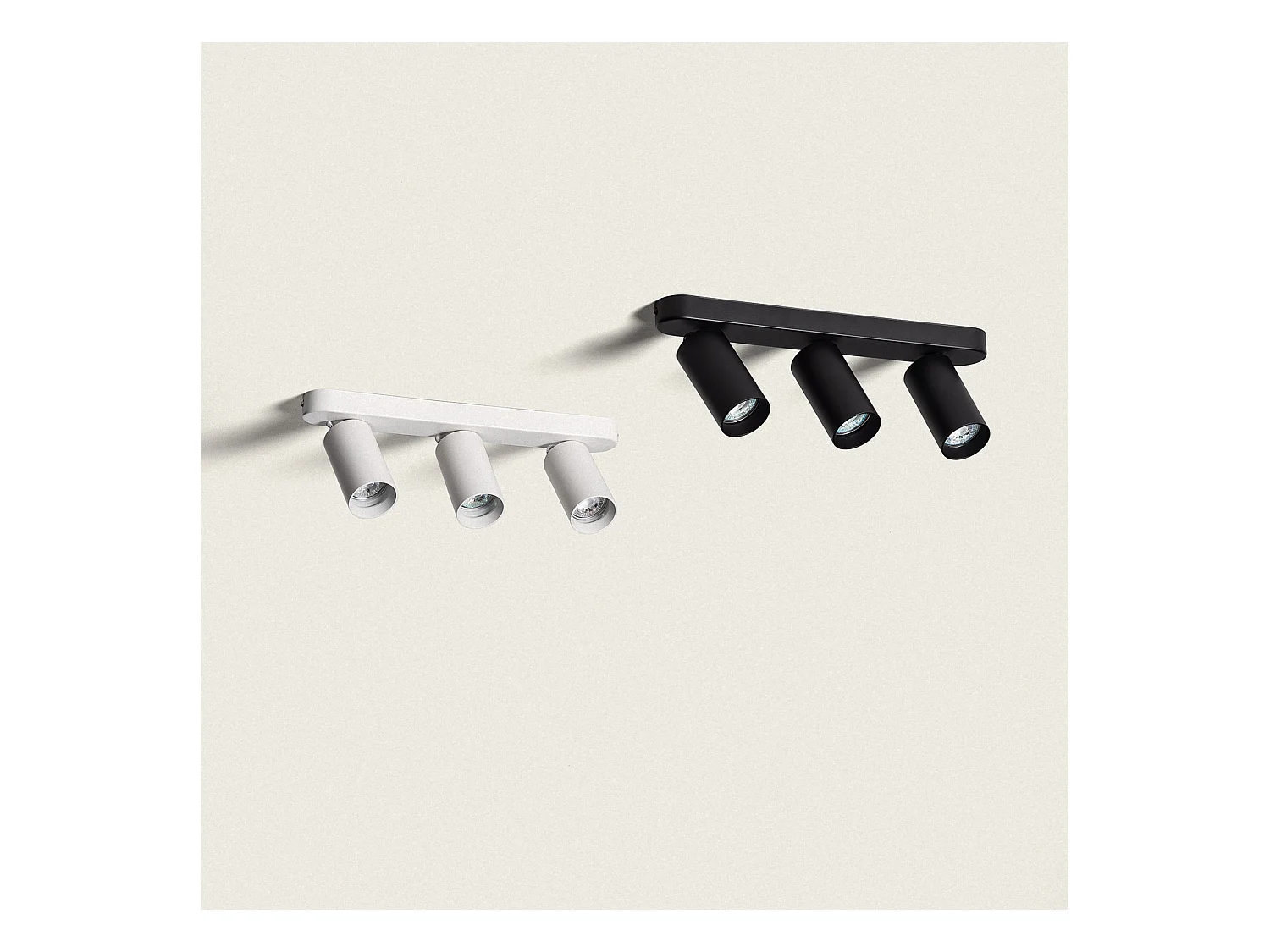 Plafonnier Orientable Emir 3 Spots  Noir