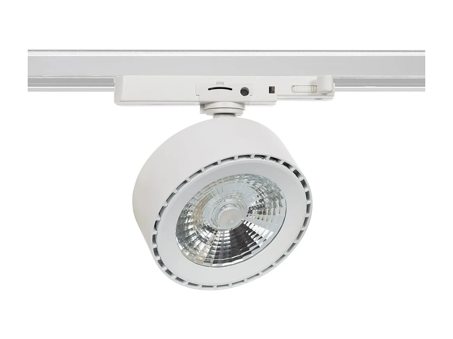 Spot LED sur Rail Triphasé 30W Onuba CCT Sélectionnable Blanc 3000K - 4000K - 6000K Sélectionnable (chaud-neutre-froid)