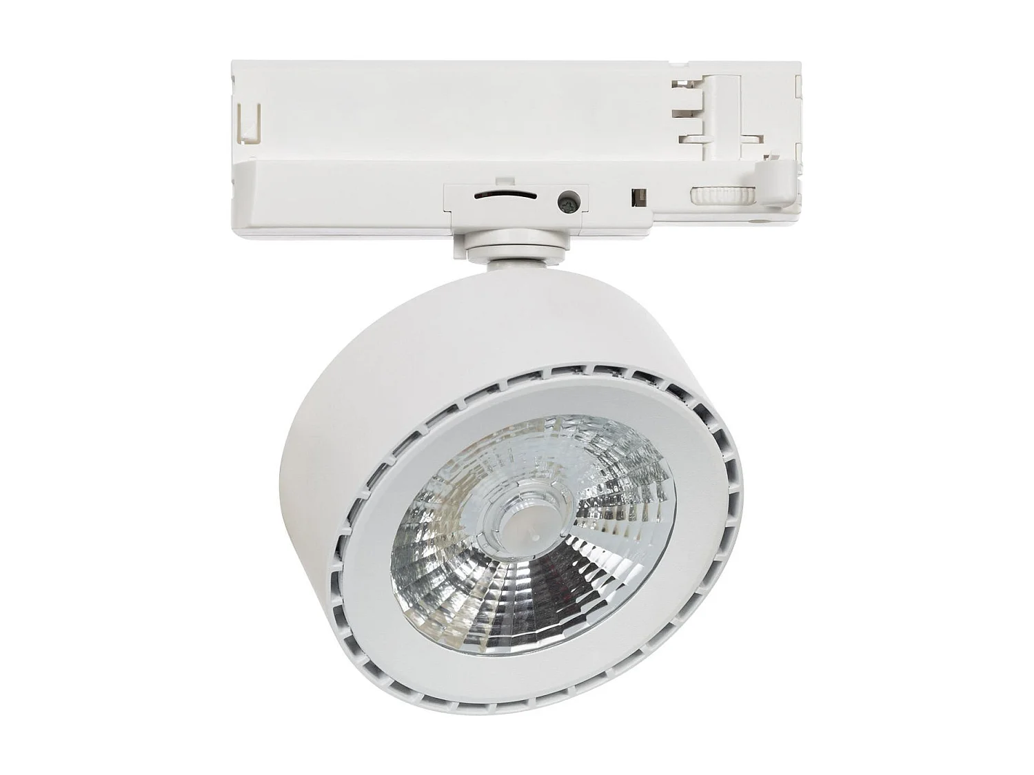 Spot LED sur Rail Triphasé 30W Onuba CCT Sélectionnable Blanc 3000K - 4000K - 6000K Sélectionnable (chaud-neutre-froid)