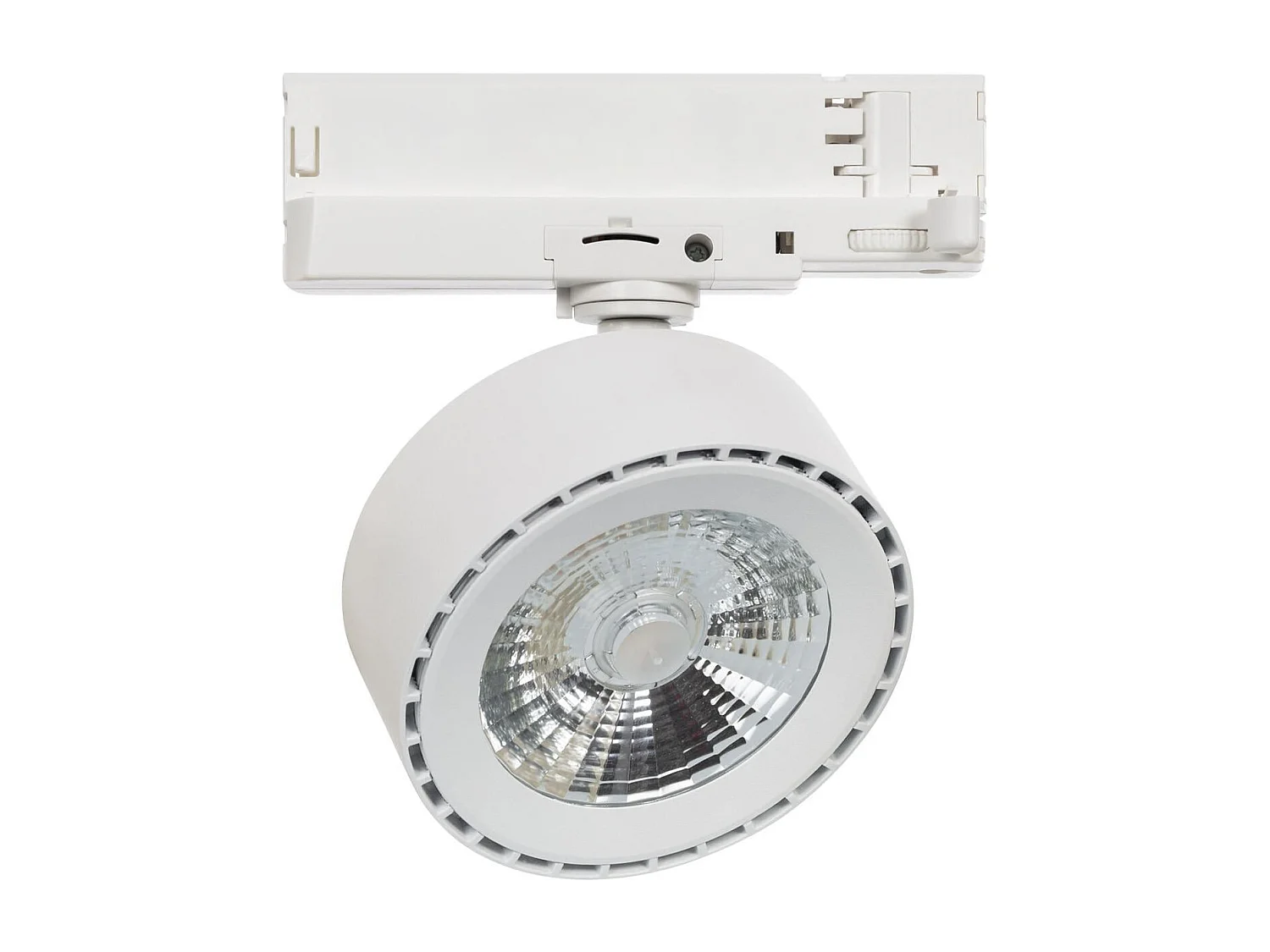 Spot LED sur Rail Triphasé 30W Onuba CCT Sélectionnable Blanc 3000K - 4000K - 6000K Sélectionnable (chaud-neutre-froid)