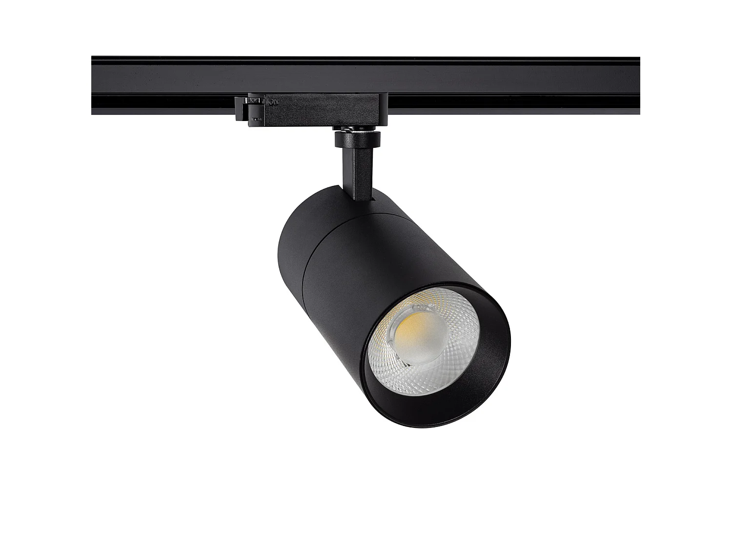 Spot LED sur Rail Triphasé 20W Onuba CCT Sélectionnable Noir Noir