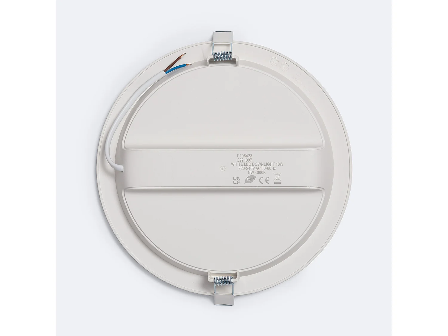 Placa LED 18W Circular Corte Ø 200 mm