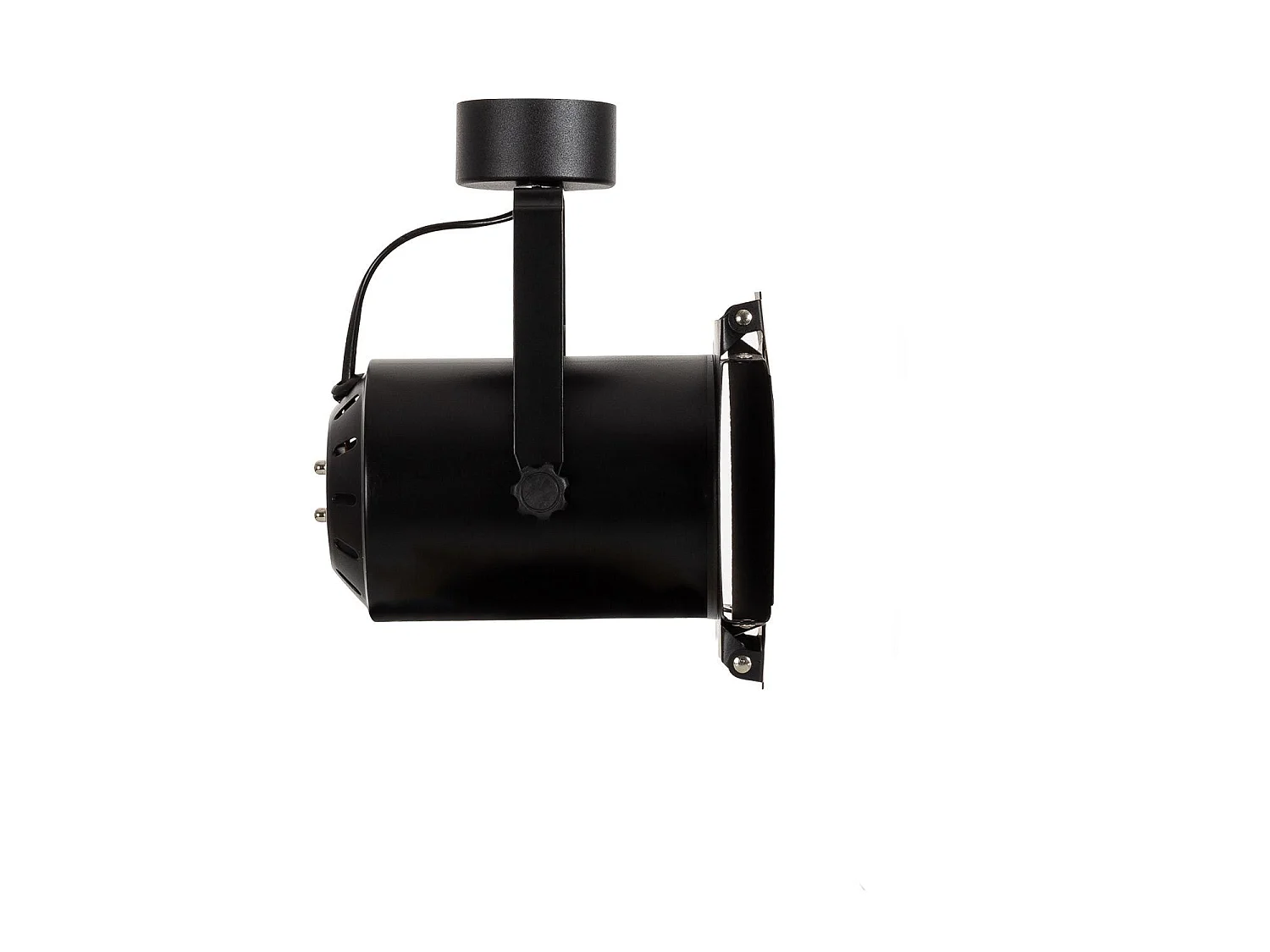 Spot à Douille en Saillie Cinema Aluminium pour Ampoules E27 PAR30 Noir