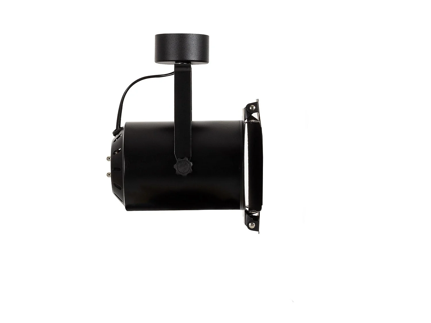 Spot à Douille en Saillie Cinema Aluminium pour Ampoules E27 PAR30 Noir