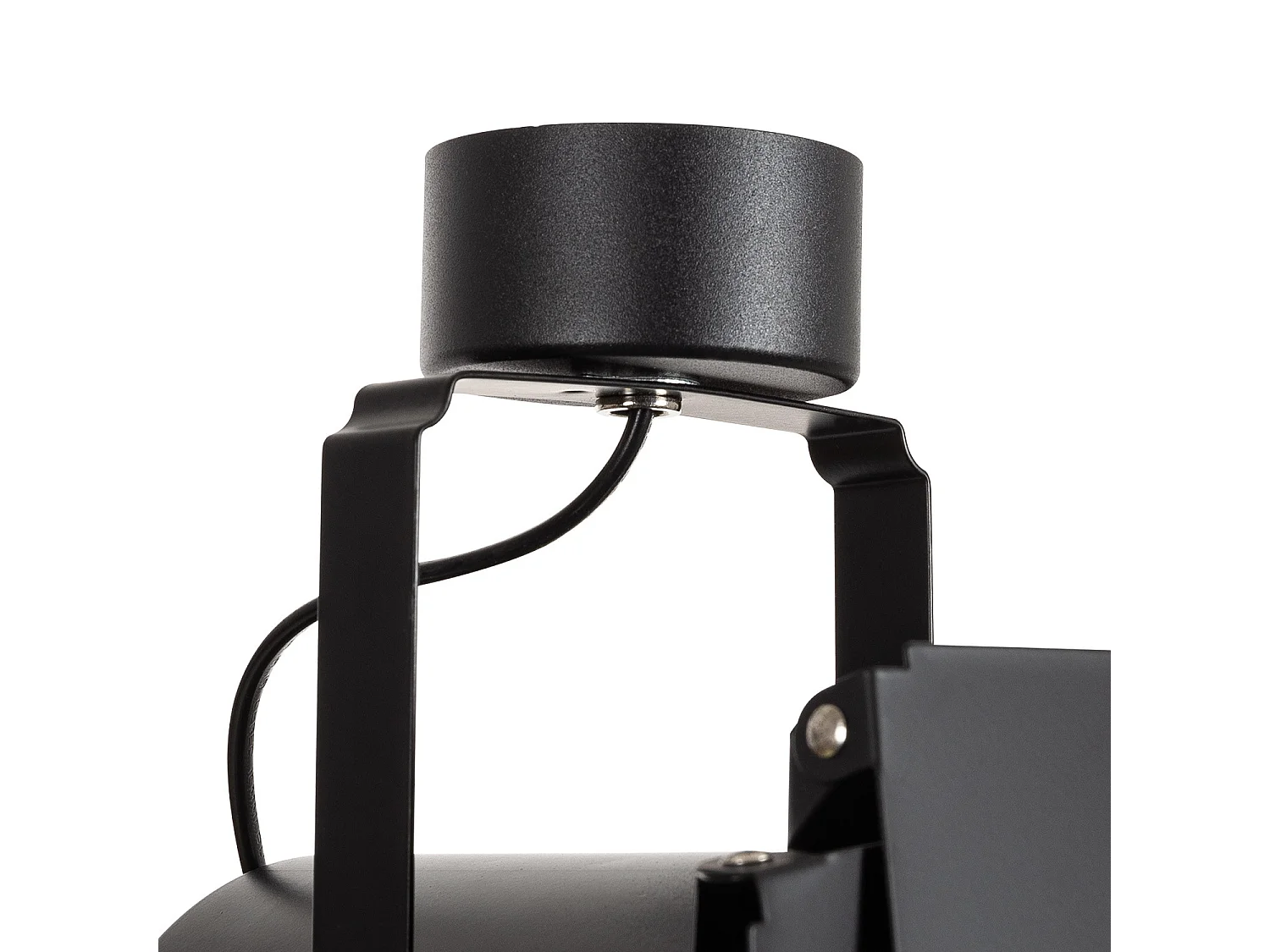 Spot à Douille en Saillie Cinema Aluminium pour Ampoules E27 PAR30 Noir