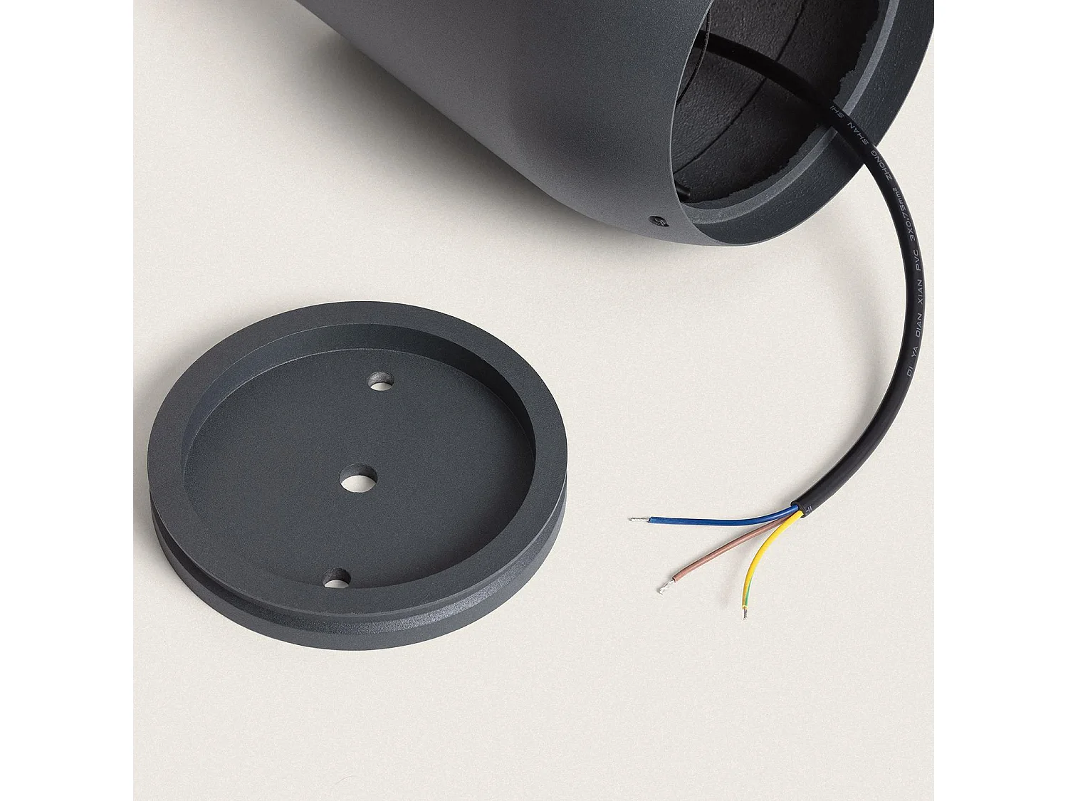 Balise Extérieure LED 8W sur Pied 38 cm en Saillie Danko Anthracite