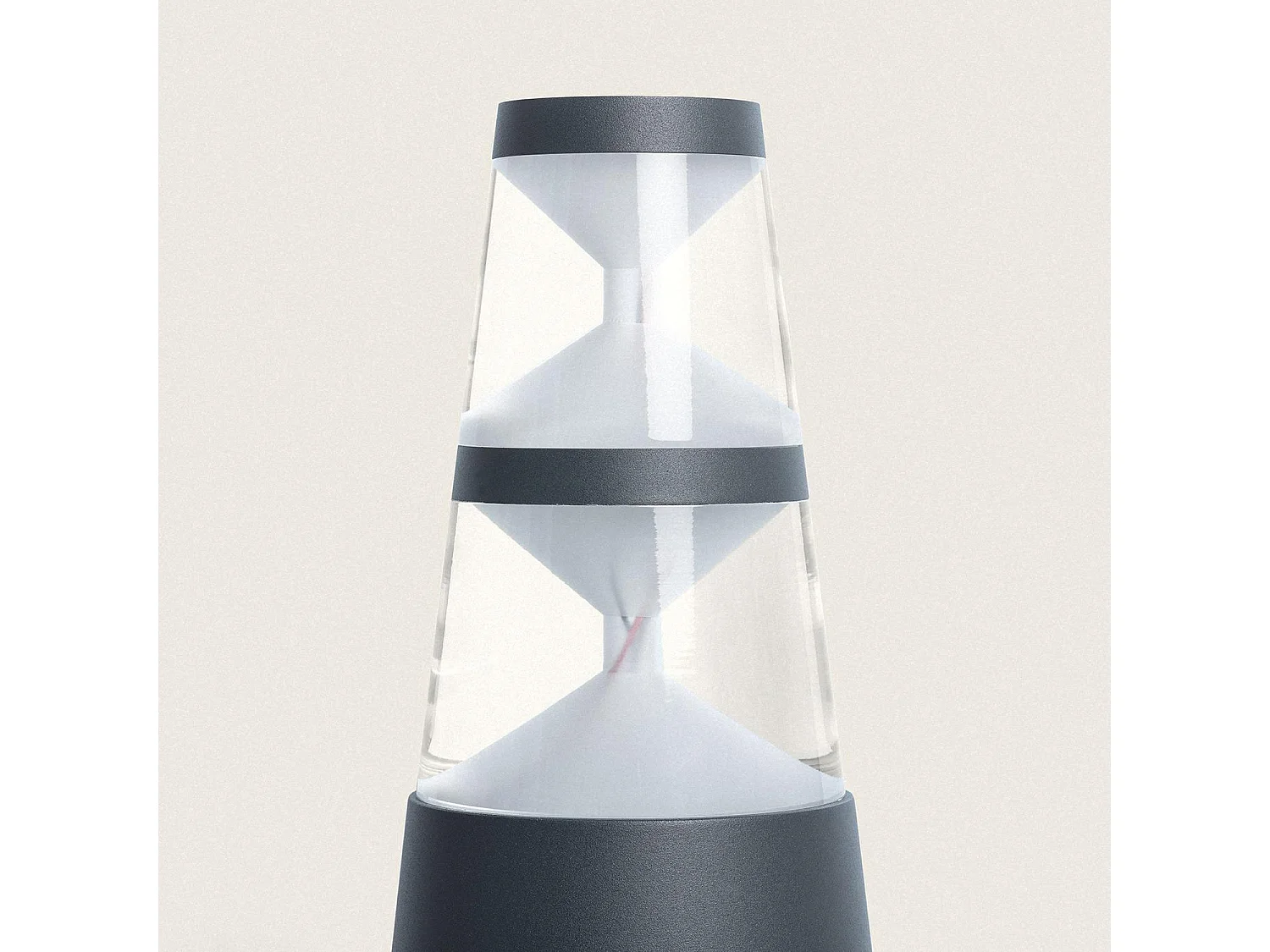 Lampioncino per Esterni LED 8W Superficie 38cm Doppio Danko Antracite