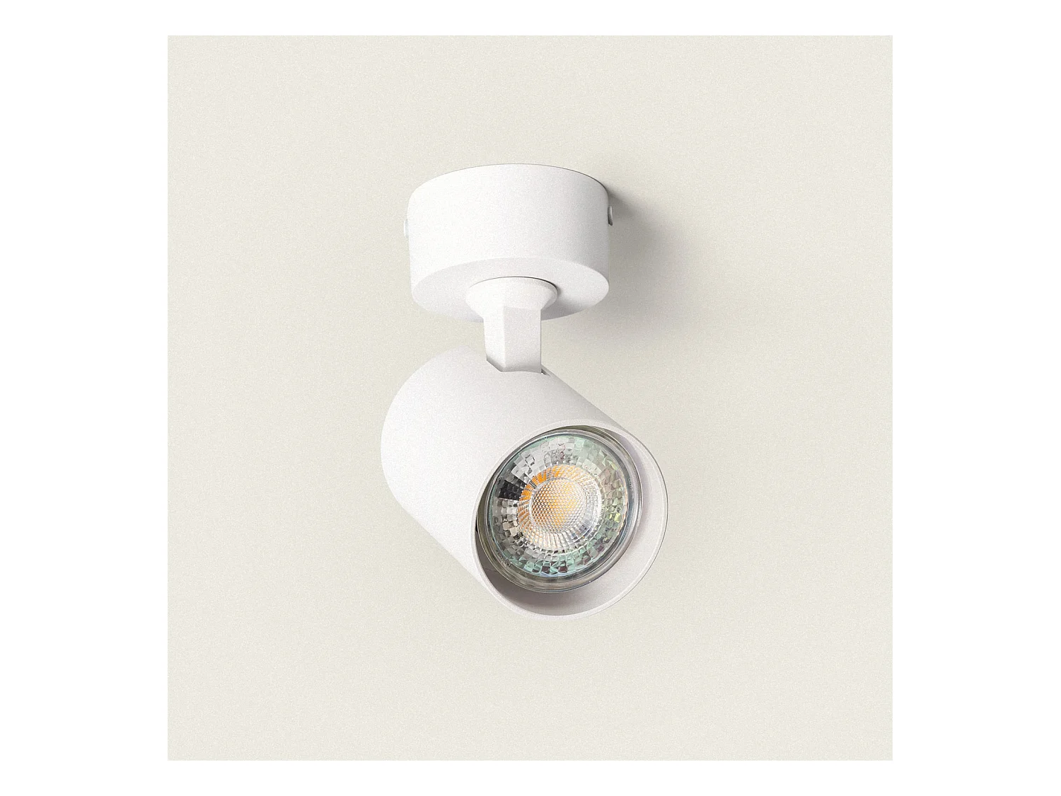 Plafonnier Orientable Cora 1 Spot Nona Blanc Blanc