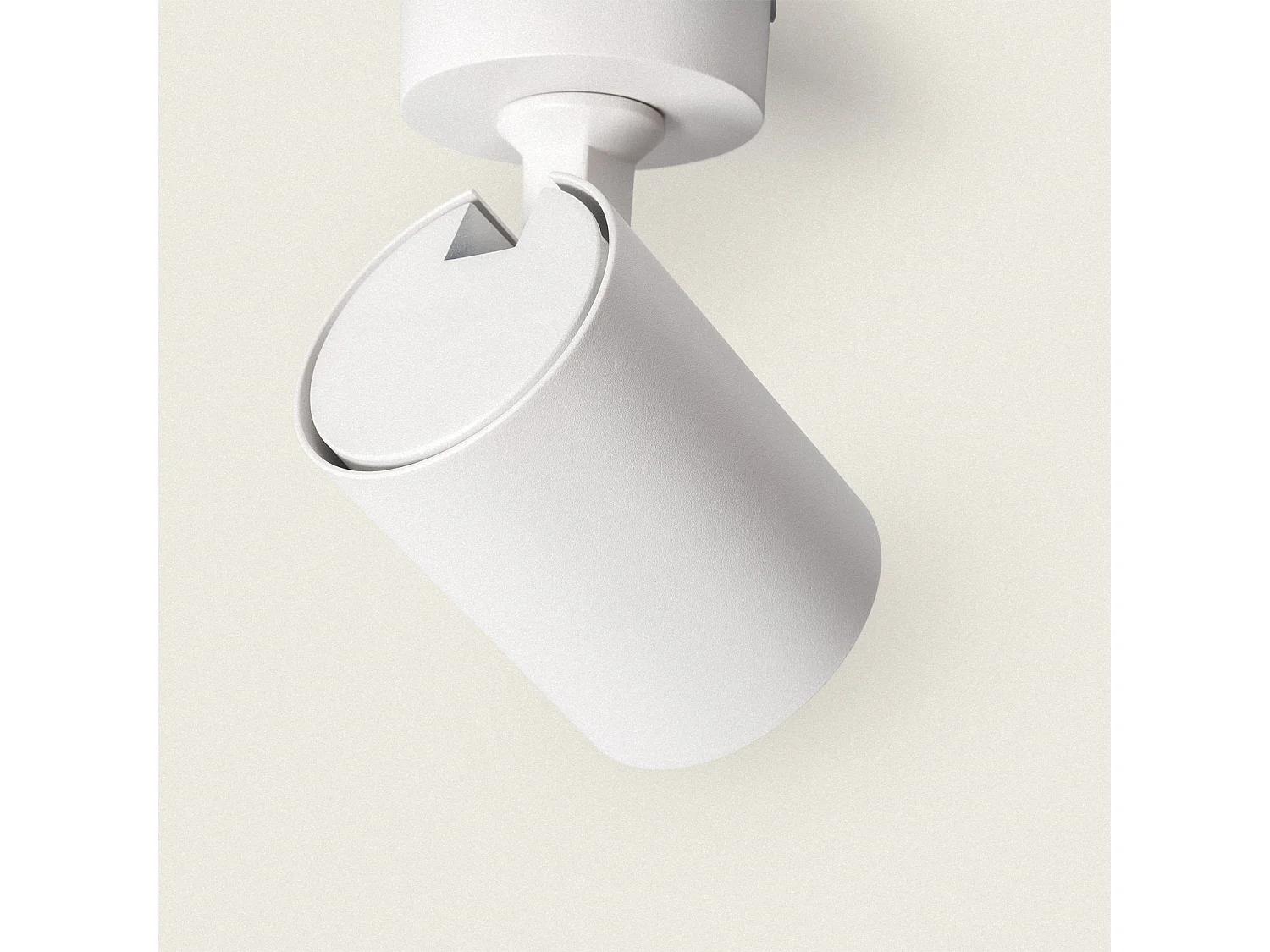Plafonnier Orientable Aluminium Nona Blanc Blanc