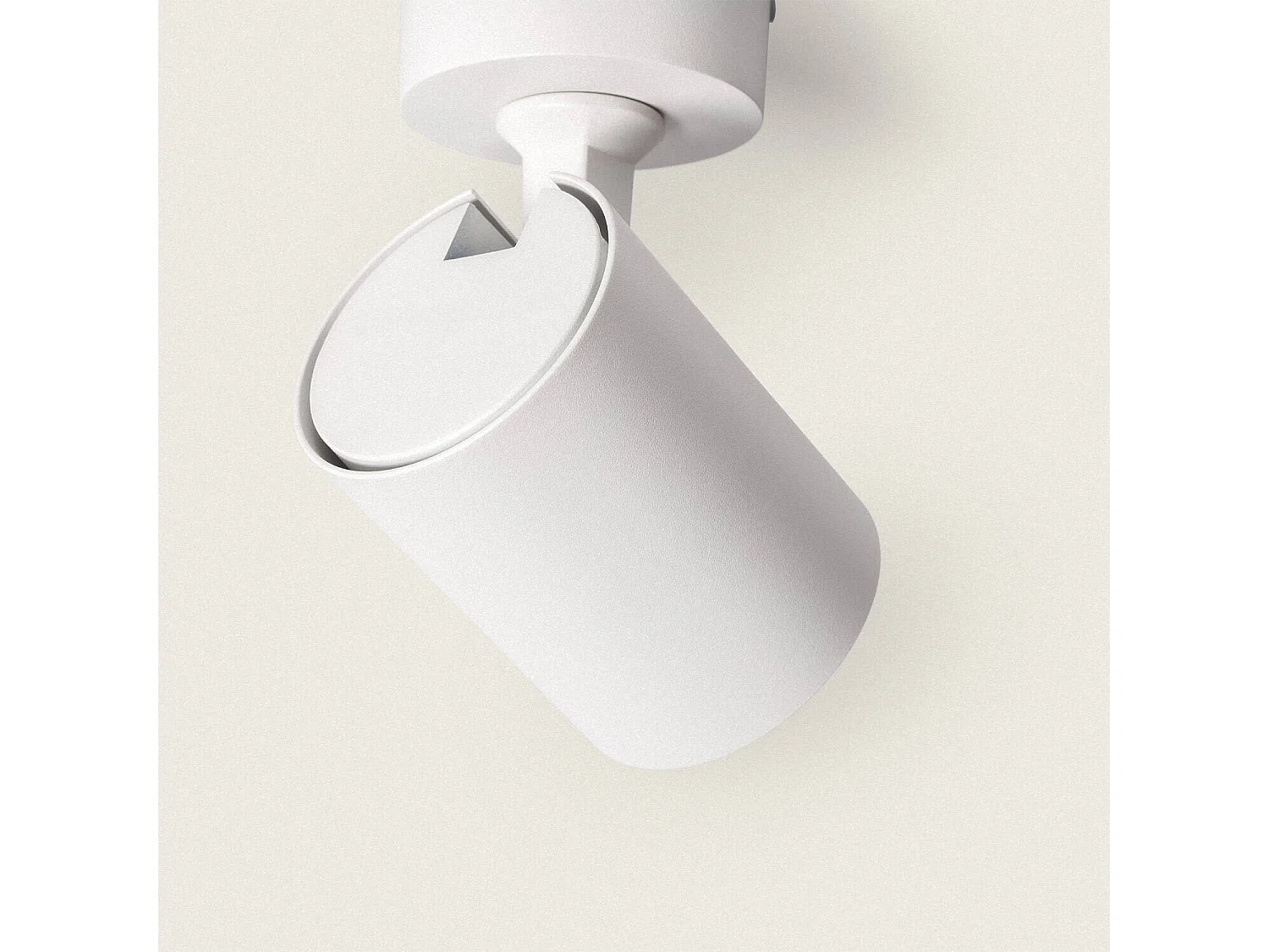 Plafonnier Orientable Aluminium Nona Blanc Blanc