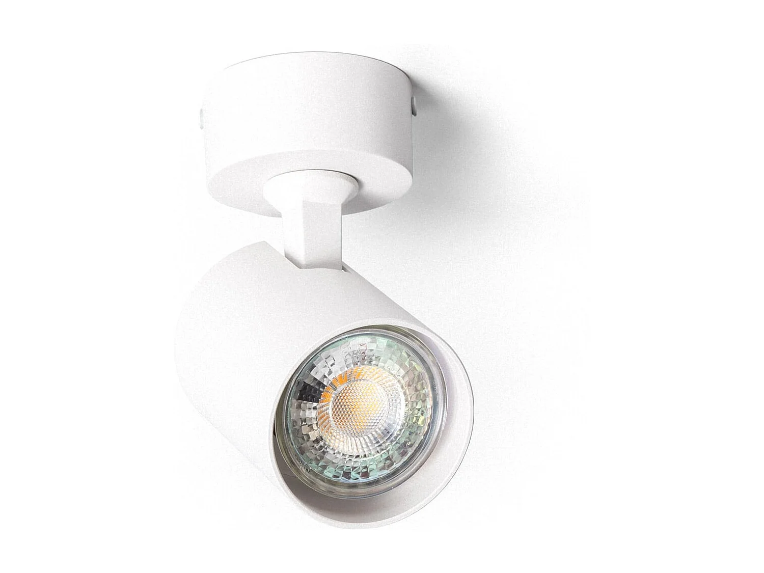 Plafonnier Orientable Aluminium Nona Blanc Blanc
