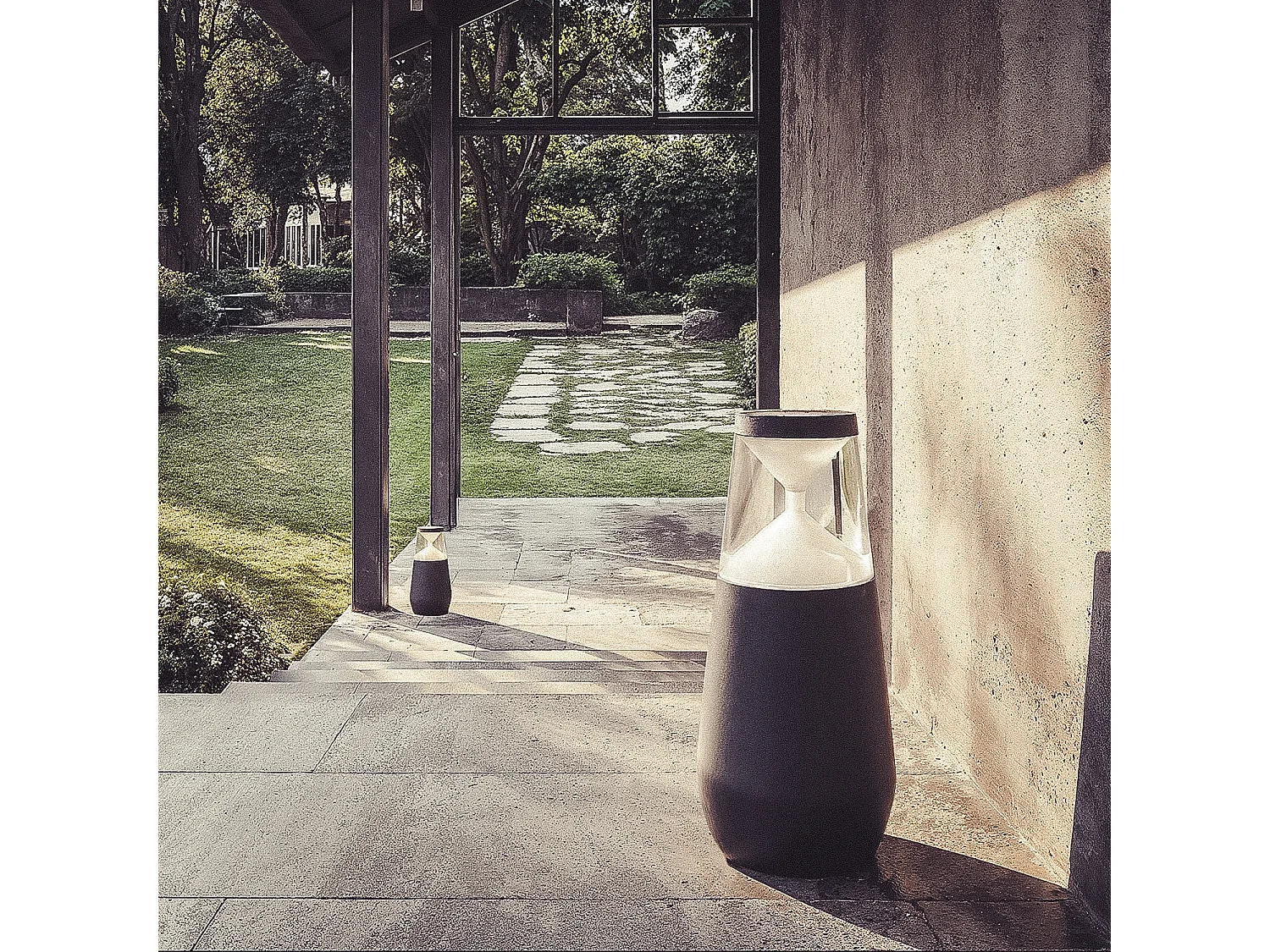 Balise Extérieure LED 9W sur Pied 30 cm en Saillie Danko Anthracite