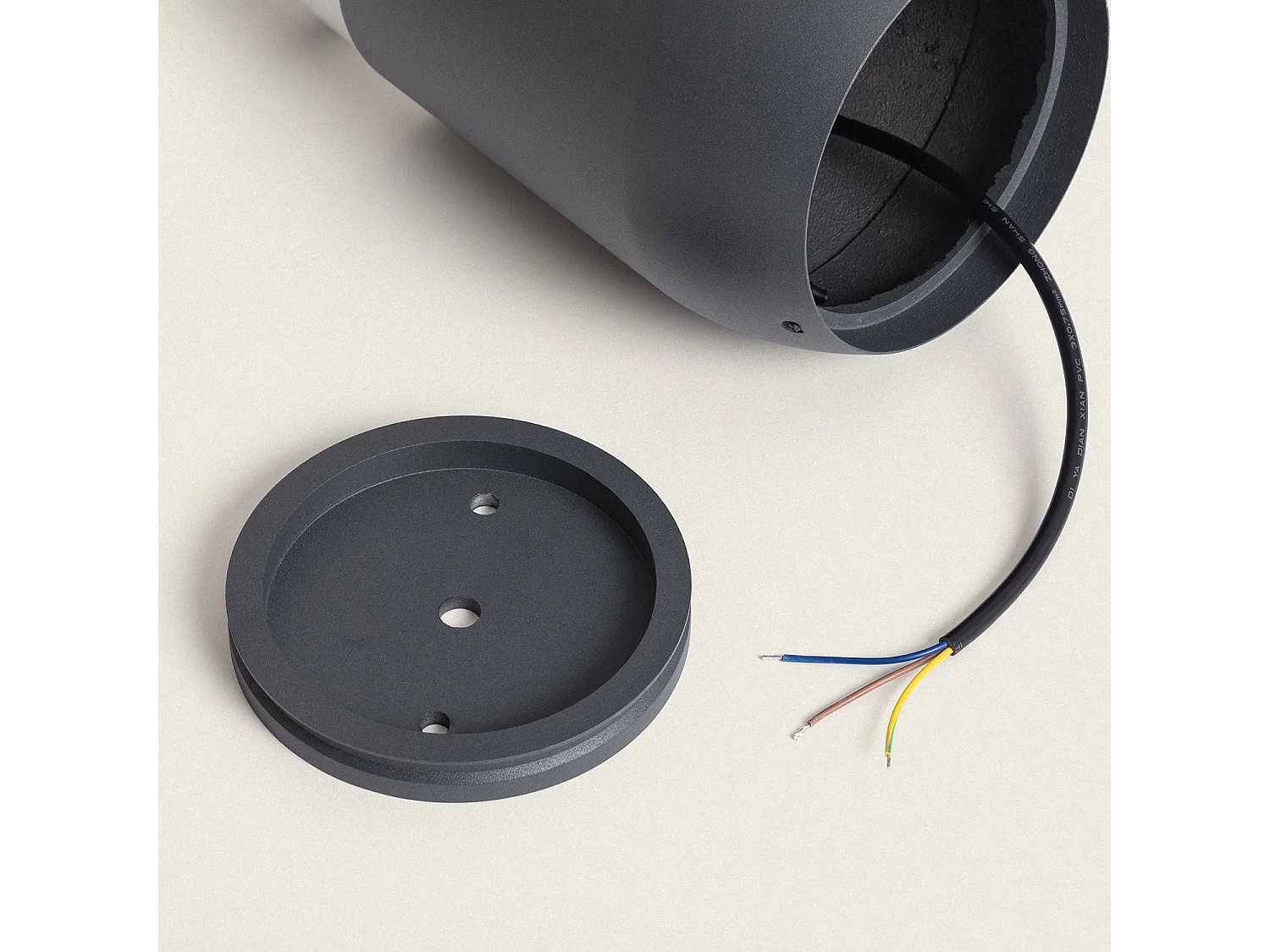 Balise Extérieure LED 9W sur Pied 30 cm en Saillie Danko Anthracite