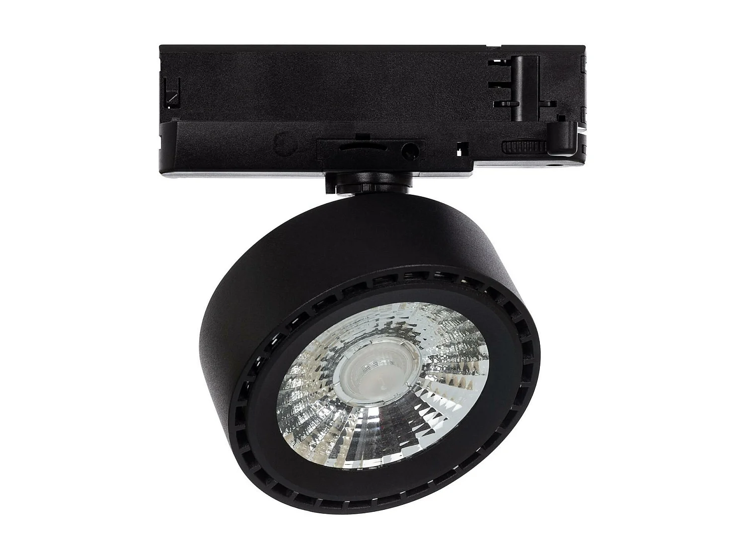 Spot LED sur Rail Triphasé 30W Onuba CCT Sélectionnable Noir Sélectionnable (chaud-neutre)