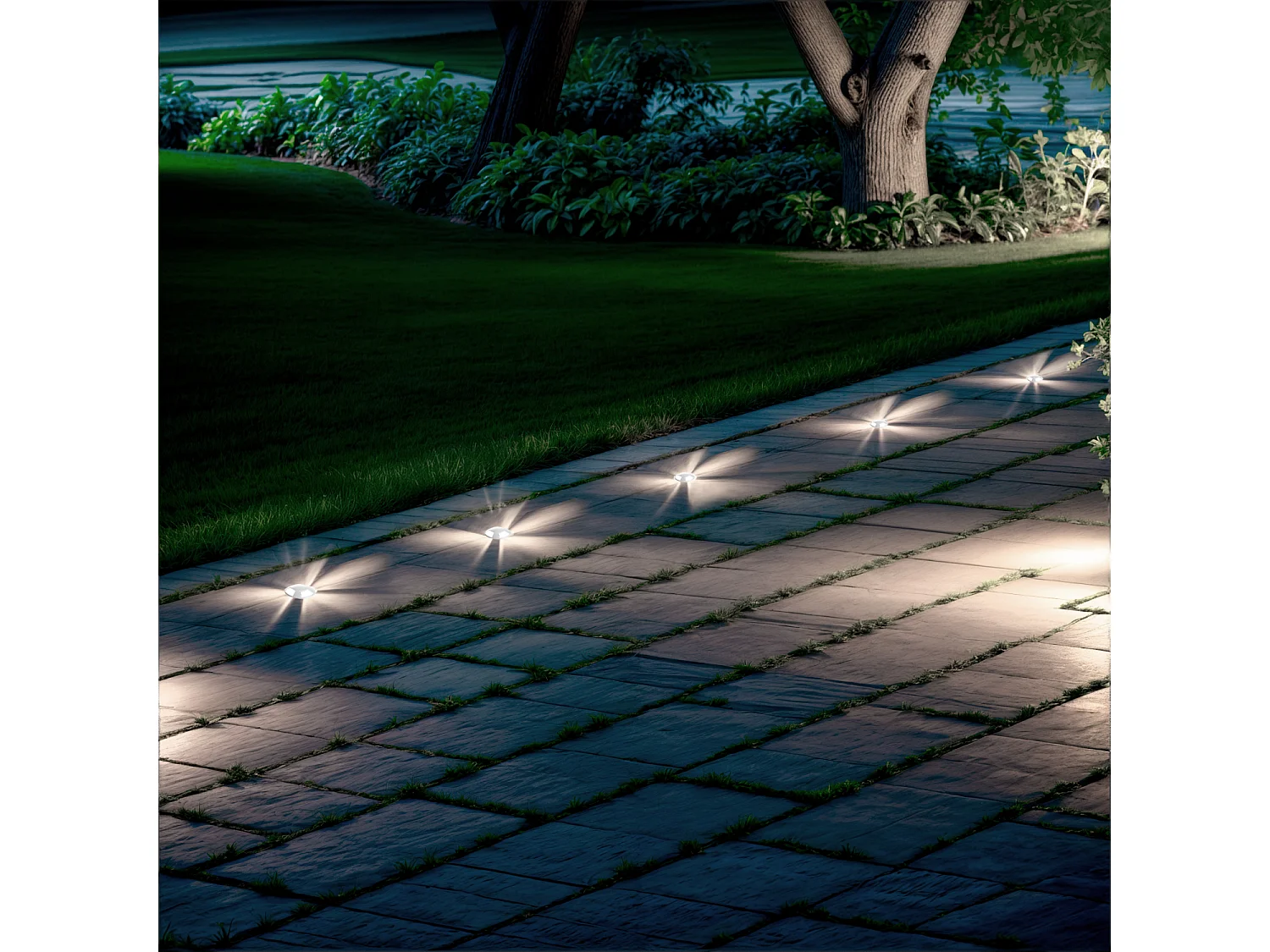 Baliza Exterior LED 3W Empotrable Suelo Letso 4L Blanco 4000K Blanco Neutro