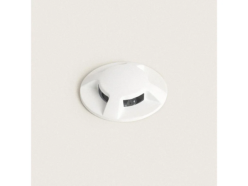 Baliza Exterior LED 3W Empotrable Suelo Letso 4L Blanco 4000K Blanco Neutro