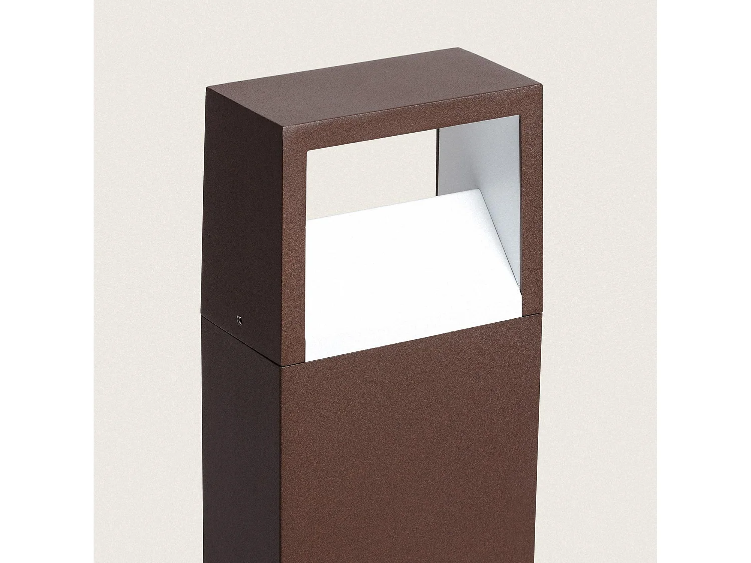 Balise LED 9W Extérieure Aluminium  en Saillie sur Pied 50cm Sheffield Rouille