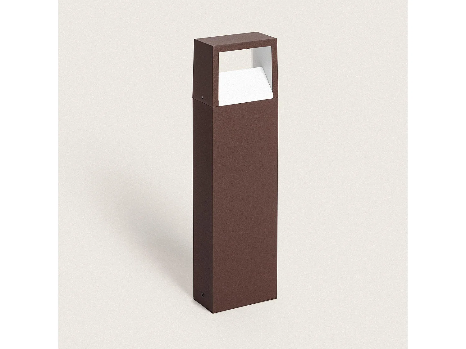 Balise LED 9W Extérieure Aluminium  en Saillie sur Pied 50cm Sheffield Rouille