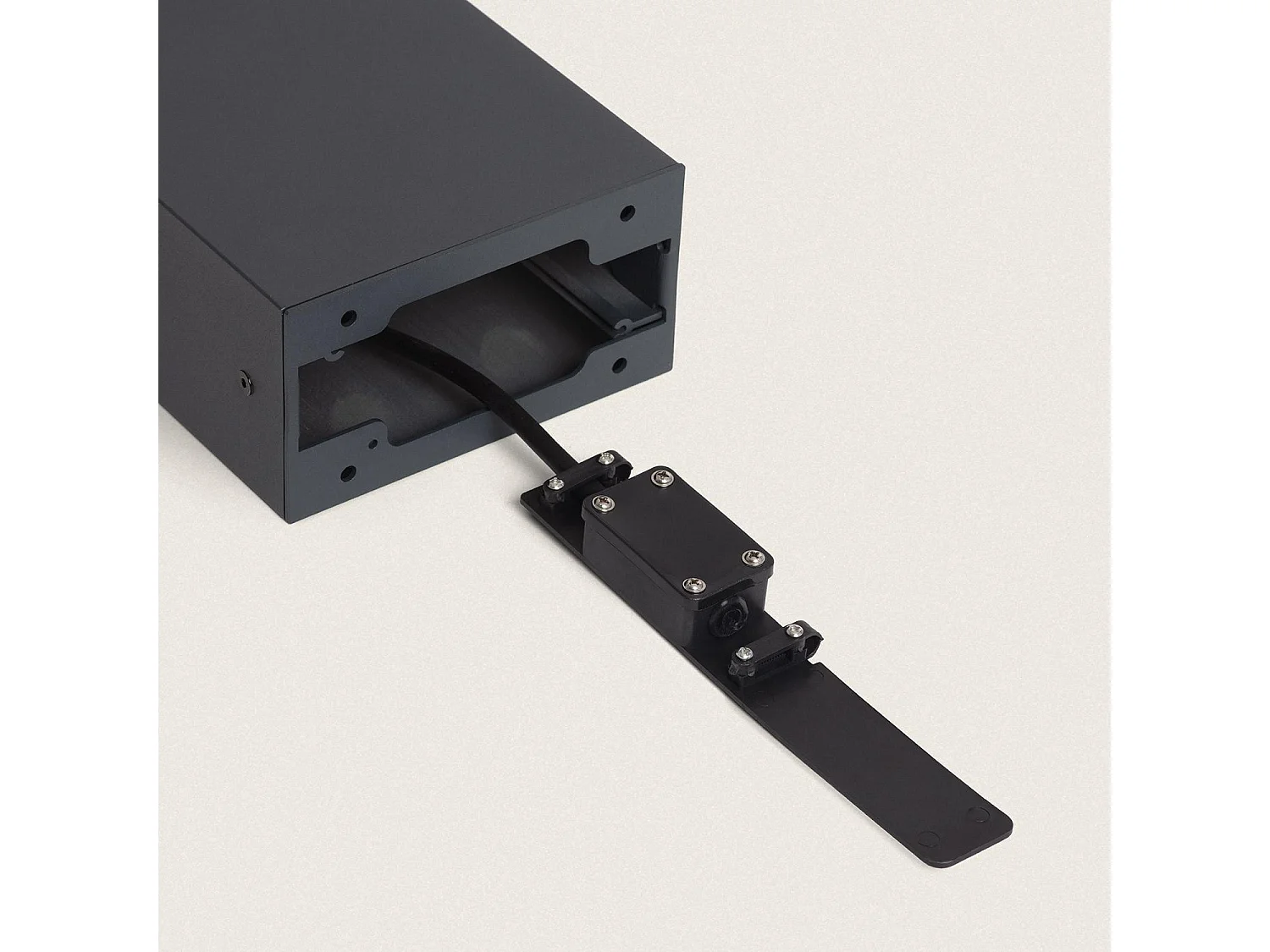 Balise LED 9W Extérieure Aluminium en Saillie sur Pied 80cm Sheffield  Anthracite