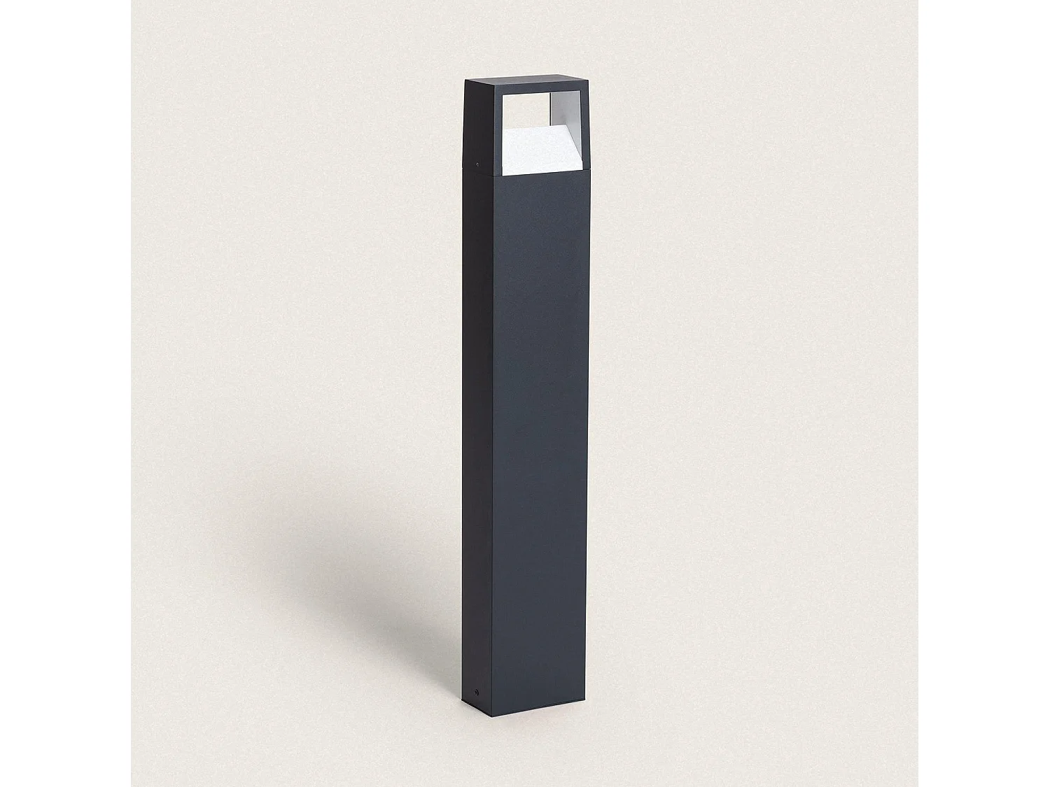 Baliza Exterior LED 9W Superficie Pie 80cm Aluminio Sheffield Antracita