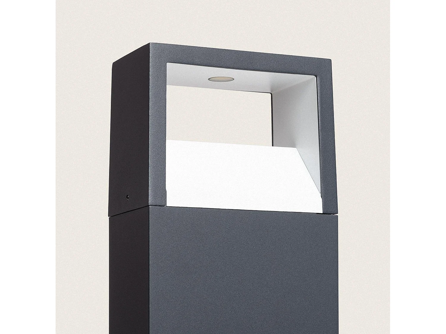 Baliza Exterior LED 9W Superficie Pie 80cm Aluminio Sheffield Antracita