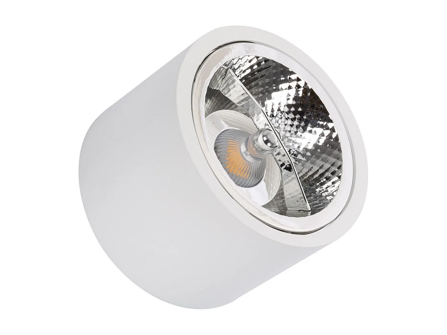 Spot LED 12W en Saillie AR111 Ø 80 mm 3000K Blanc chaud