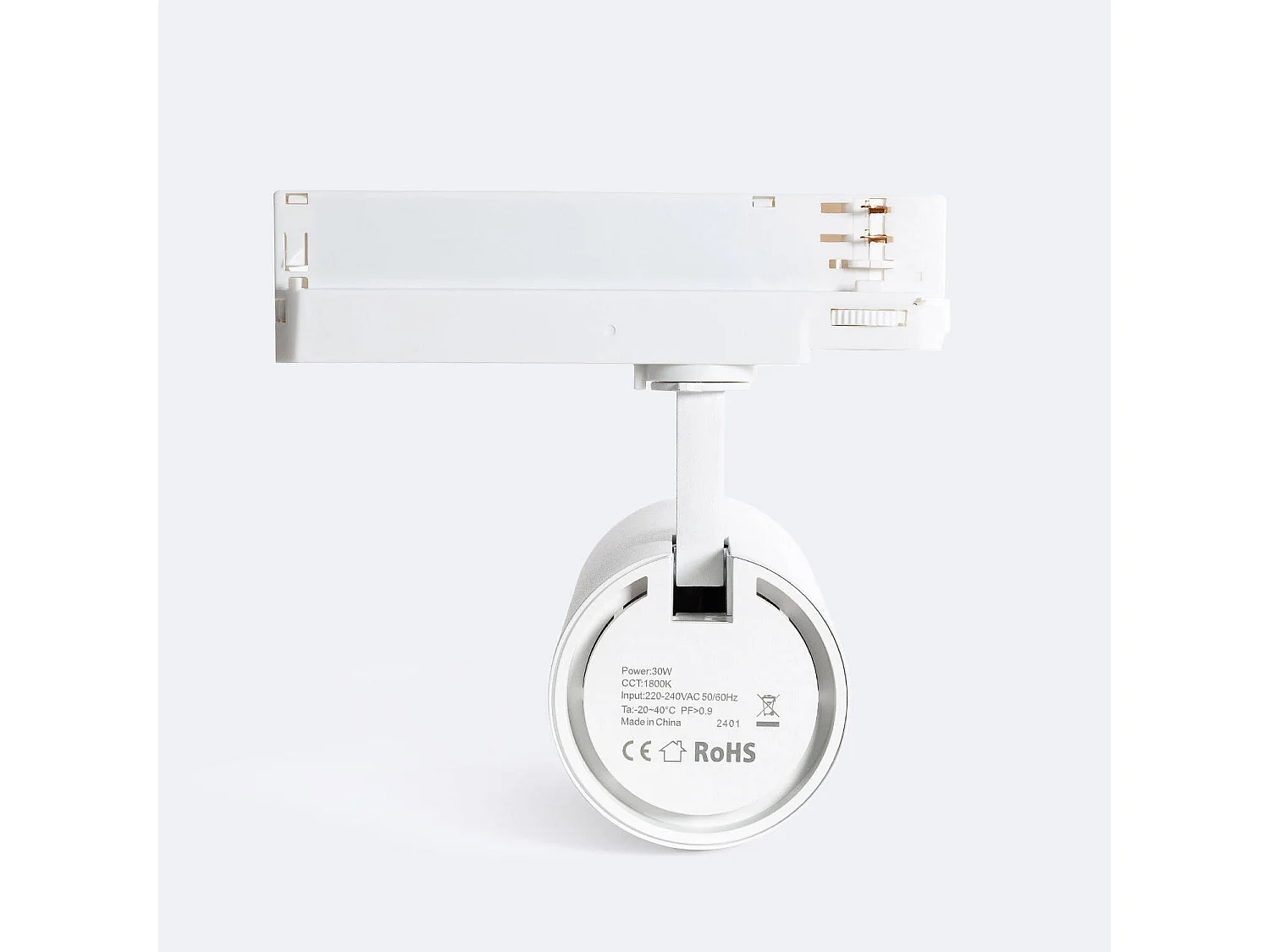 Spot LED sur Rail Triphasé 30W Spécial Boucherie 1800K Super chaud