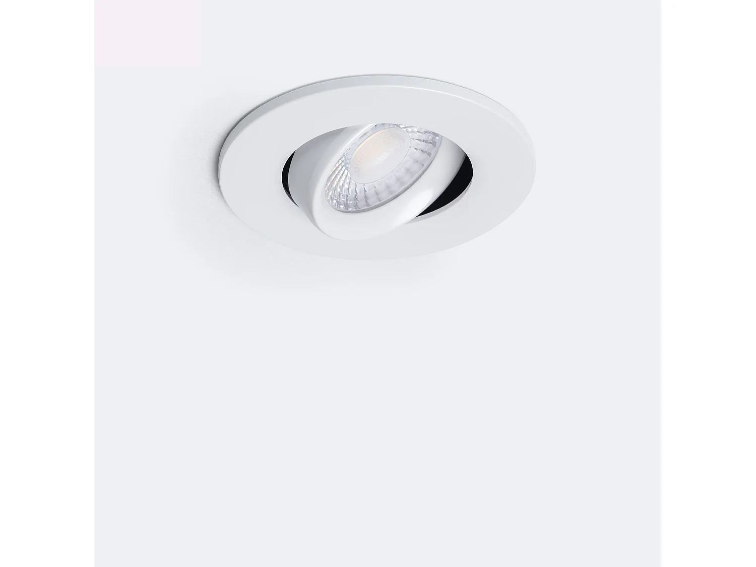 Spot Downlight Ignifuge LED 5-8W Rond Dimmable IP65 Coupe Ø 65 mm Design Ajustable Doré Sélectionnable (Neutre-Froid)
