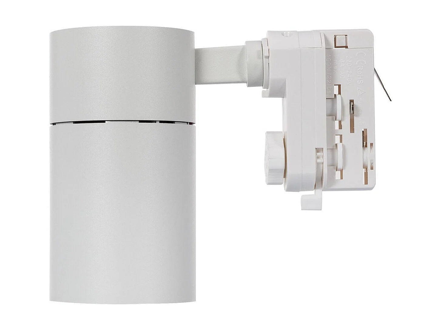 Spot LED sur Rail Triphasé 30W Dimmable Mallet Blanc 3000K Blanc chaud