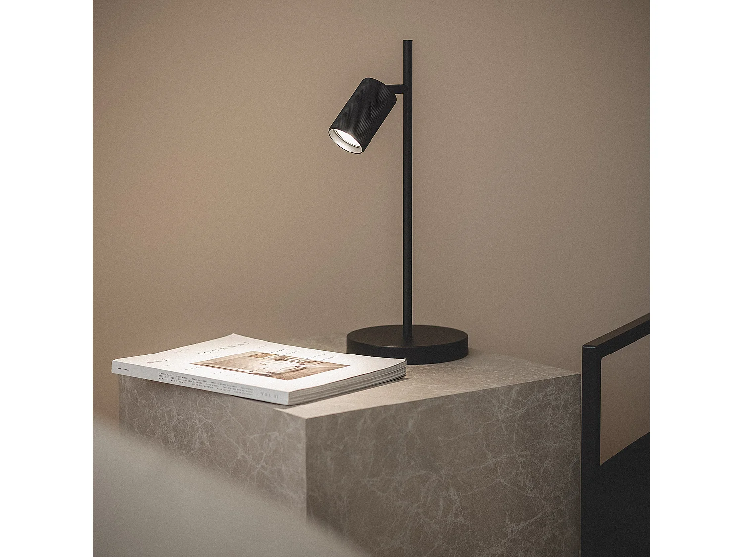 Lampe à Poser Aluminium Breixo Noir