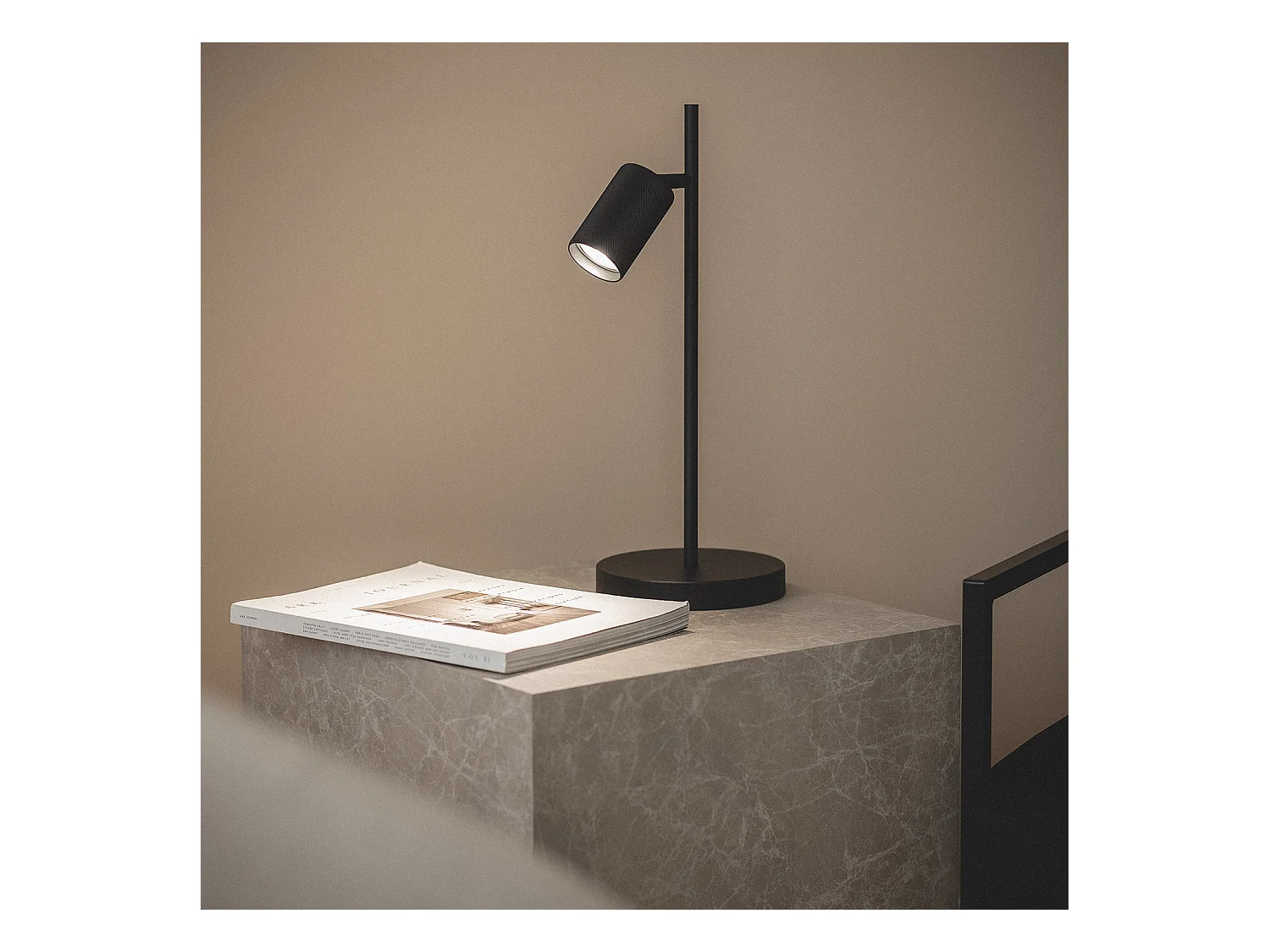 Lampada da Tavolo Alluminio Breixo Nero
