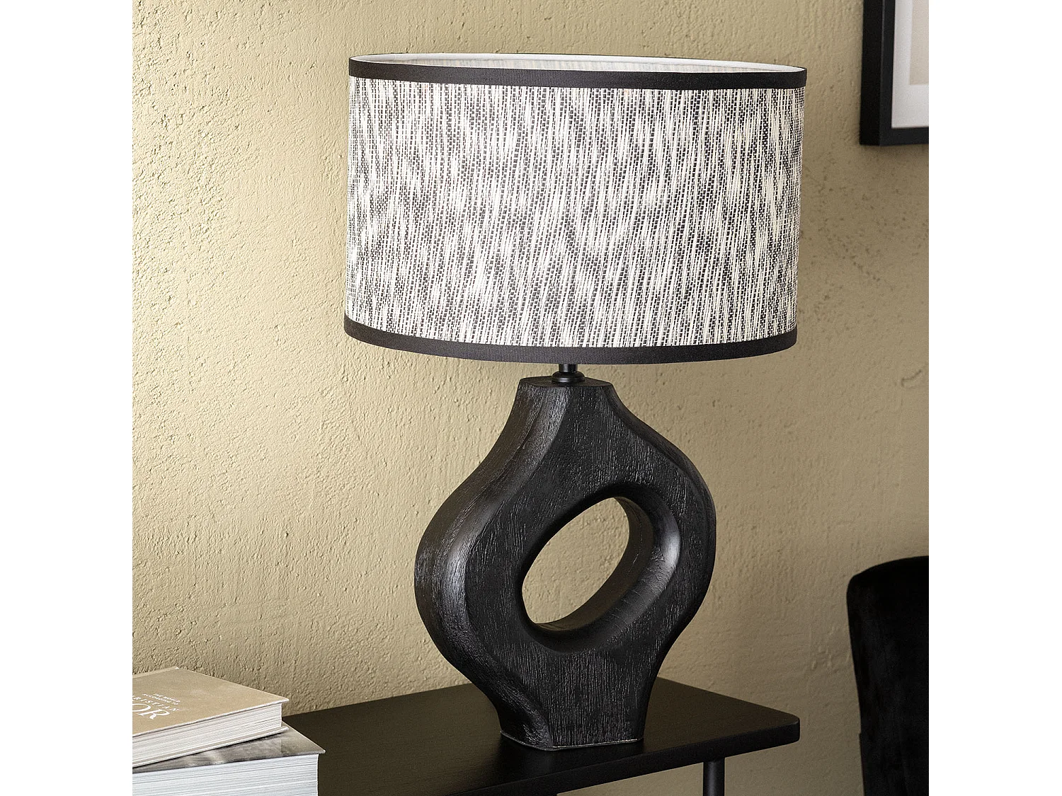 Lampe à Poser en bois Dhara ILUZZIA