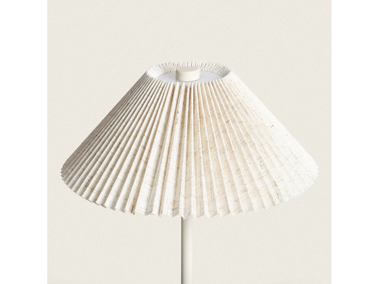 Lampada da Tavolo LED 3W Portatile Metallo con Batteria USB Ricaricabile Denwa Beige