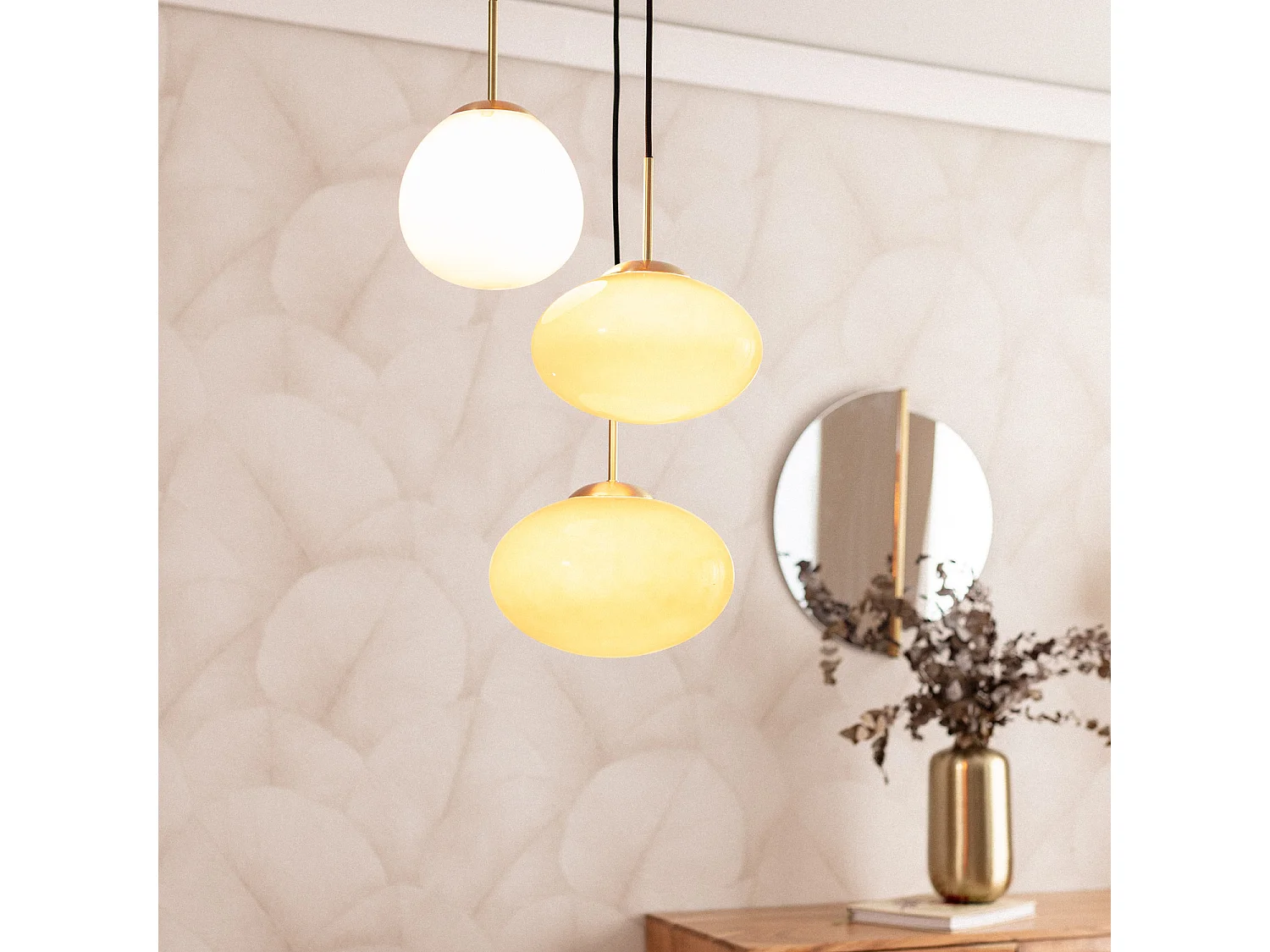 Suspension Verre Kurta Multicolore