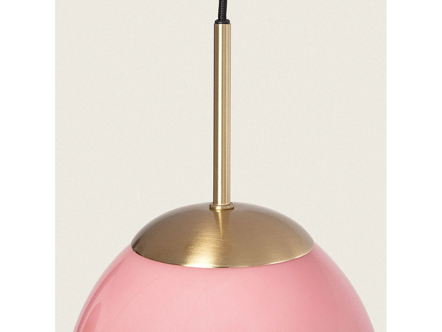 Lampada a Sospensione Vetro Kurta Rosa