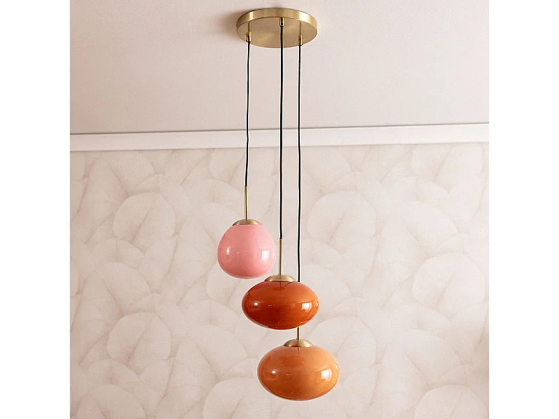 Suspension Verre Kurta Multicolore